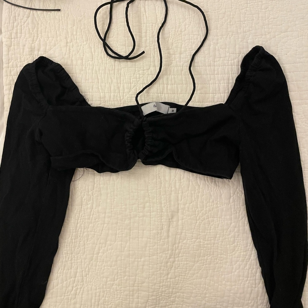 Black sexy going out top